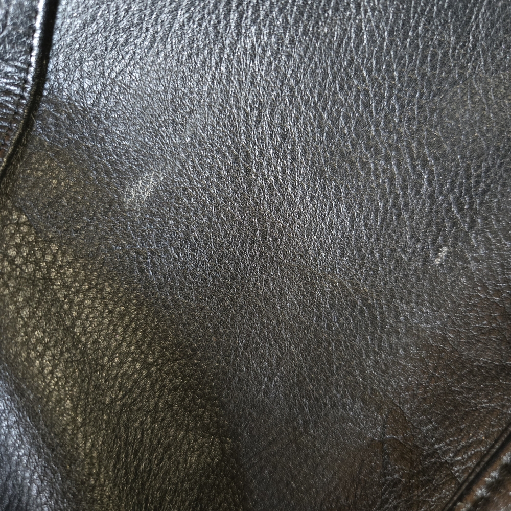 Men's Black Leather Jacket - Picture 15 of 15